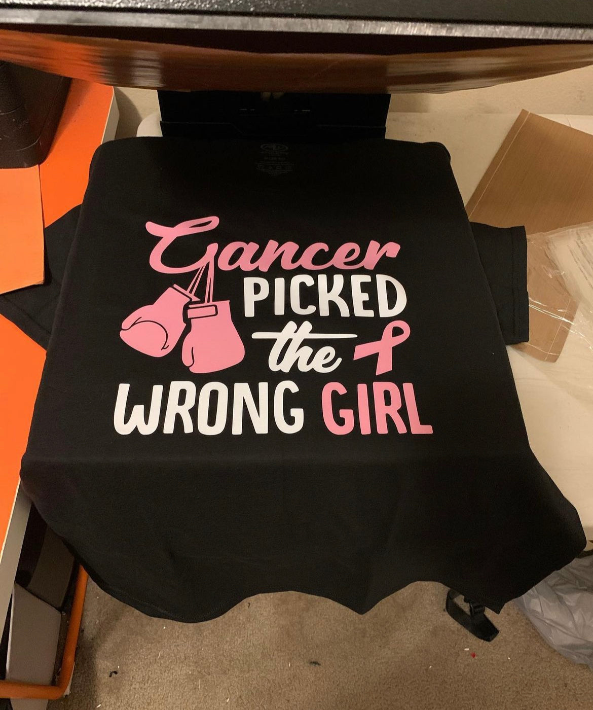 Cancer picked the wrong girl t shirt